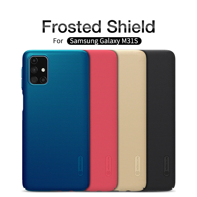 

Nillkin Case for Samsung Galaxy M31S M21s M51 M31 Cover Super Frosted Shield Hard PC Matte Protector Back Cover for Samsung F41