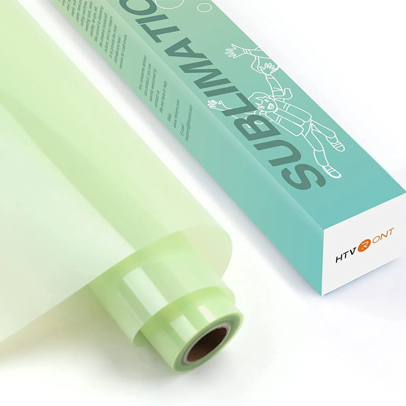 Винил HTVRONT для сублимационной передачи тепла размером 12x10 футов, для разноцветных рубашек, прозрачная краска, винилы Sub HTV для сублимационной хлопчатобумажной ткани