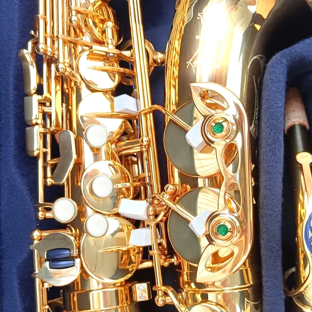Франция Золотой тип 54 профессиональный альт-саксофон электронный плоский