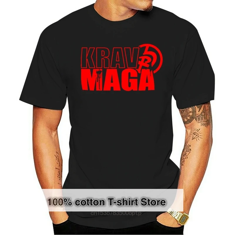

Новинка 2019, модная брендовая футболка, модная футболка Krav Maga! Тренировочная повседневная одежда! Мужская футболка