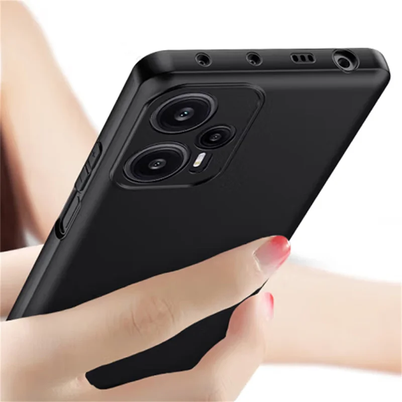 

Black TPU Case for Poco F5 5G Soft Anti-shock Phone Cases Pocophone F5 F4 F3 Xiaomi Poco F4 GT Cover Poco F5 Pro Case