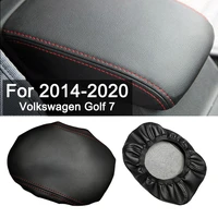 car armrest cover trim center console lid for vw golf 7 mk7 mk 7 2014 2020 car interior pu leather accessories