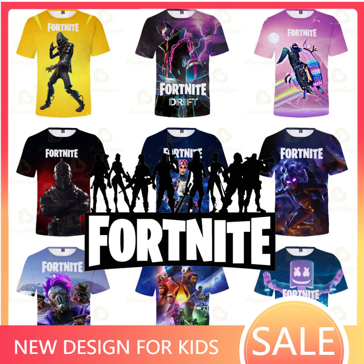 

Short Sleeve Tees Coat Fortnite Battle Royale Hero Victory Crow 3d T-shirt Tees Boys Girls Kids Tshirt Teen Clothes