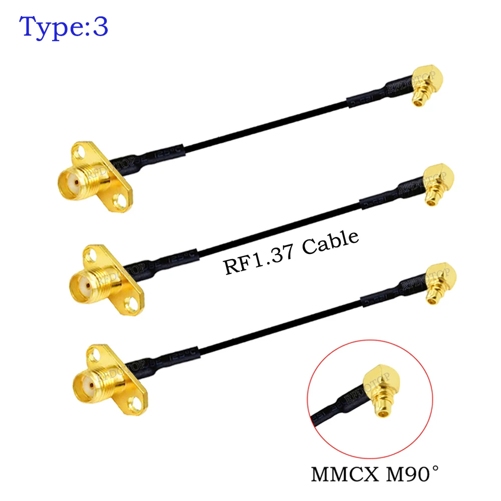 

RFDOTOP коаксиальный кабель MMCX-SMA 5см