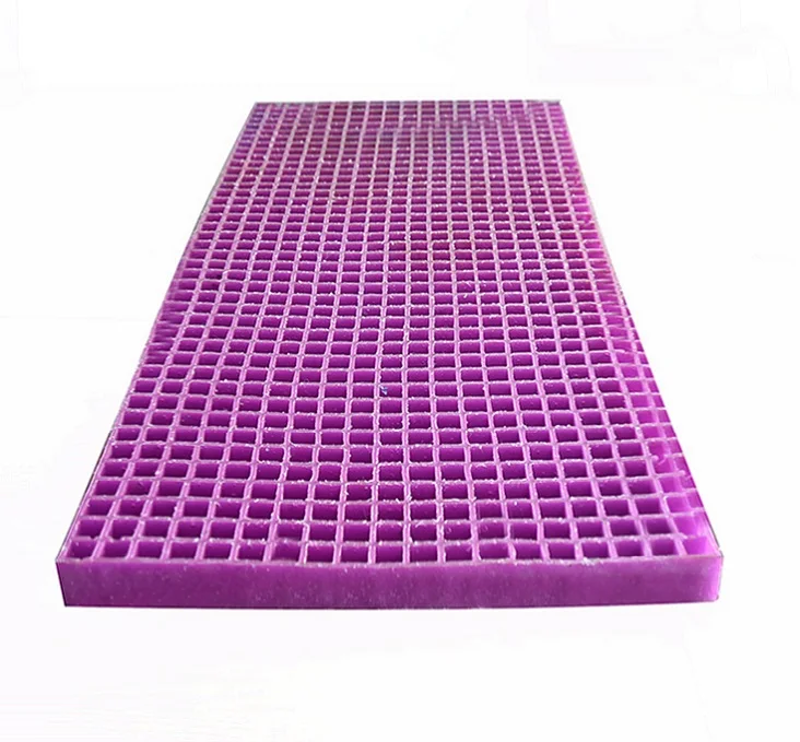 

White Frame Grid Design Breathable Pocket Bedroom Gel Mattress