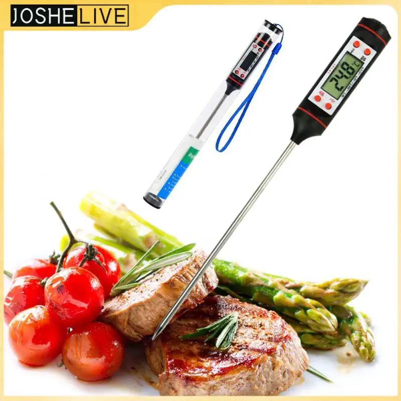 

Digital Meat Thermometer Cooking Food Kitchen BBQ Probe Meter Thermocouple Water Milk Oil Liquid Oven Digital Temperaure Sensor