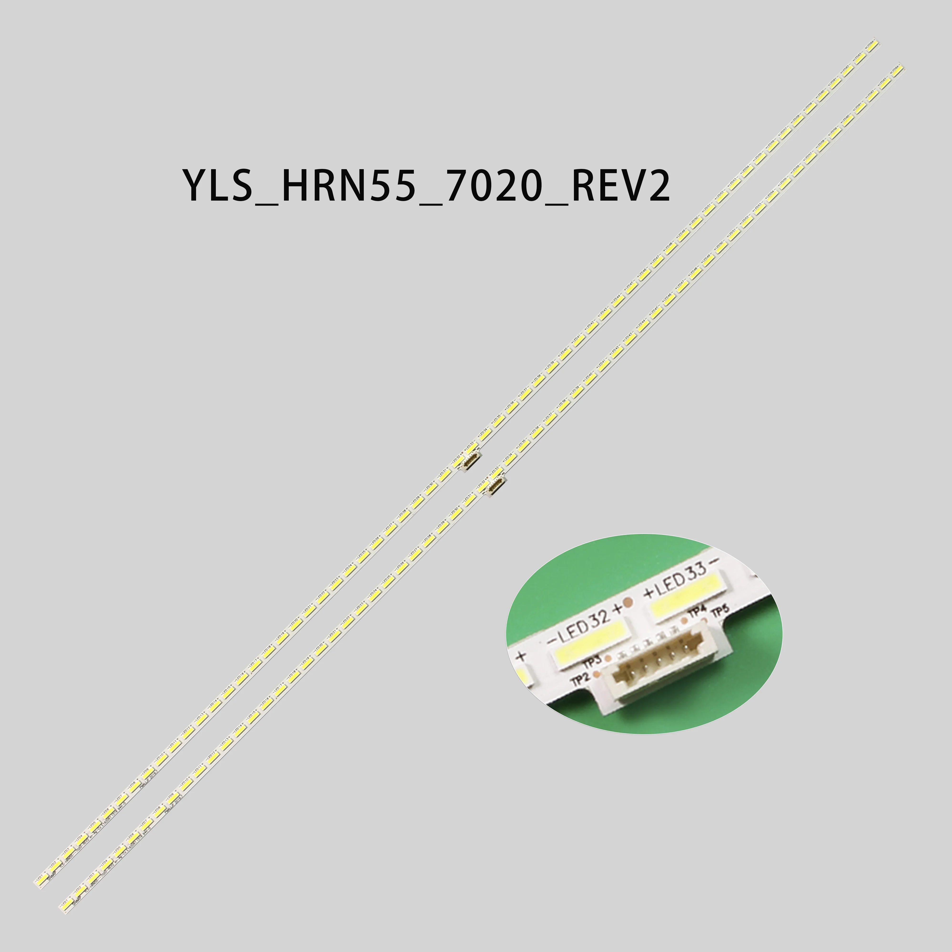 

LED Backlight Strip(2) SYV5541 YLS_HAN55_7020 HRN55 For Sony Sharp KD-55X8505C 55X8507C 55X8500C XBR-55X850C 75.P3C08G001 15A09N