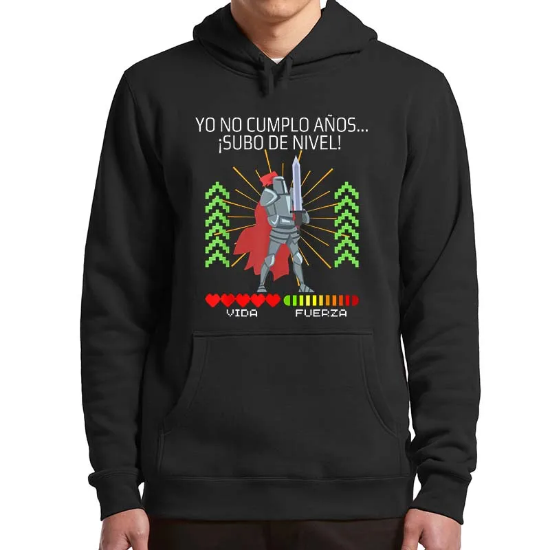 

I Don't Have A Birthday I Level Up Hoodies Funny Video Games Fans Gaming Geek Hooded Sweatshirt Unisex Casual Men Pulloves