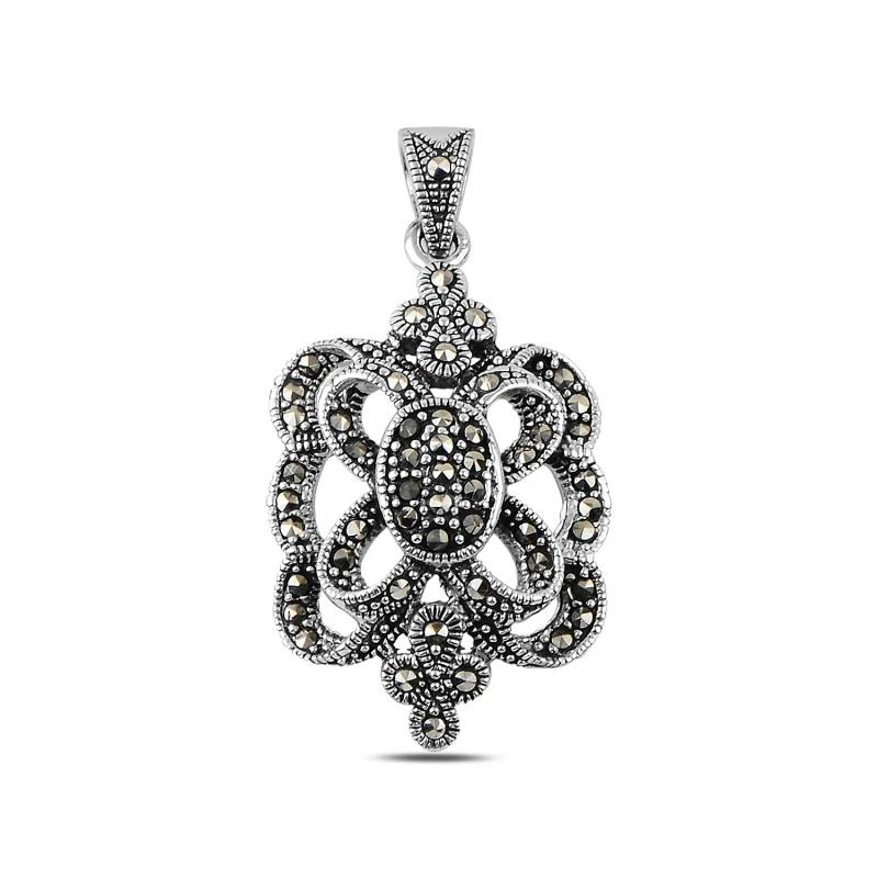 

Silver 925 Sterling Marcasite Pendant
