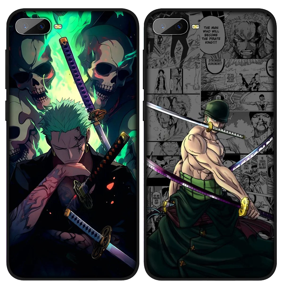O-One P-Piece Roronoa Zoro New Phone Case for iPhone 16 15 14 13 7 8 Pro Max Mini Plus