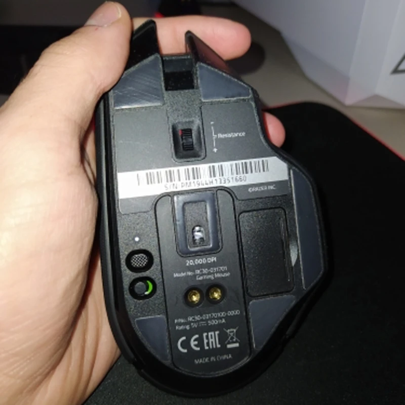 Y1UB коврик для ног мыши наклейка игровая мышь скользит коньки изогнутый край