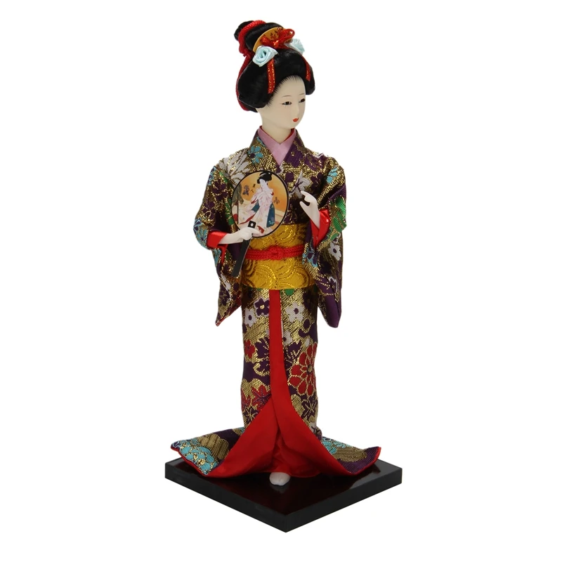 Японские народные куклы гейши куклы-кимоно шелковые поделки ручной работы
