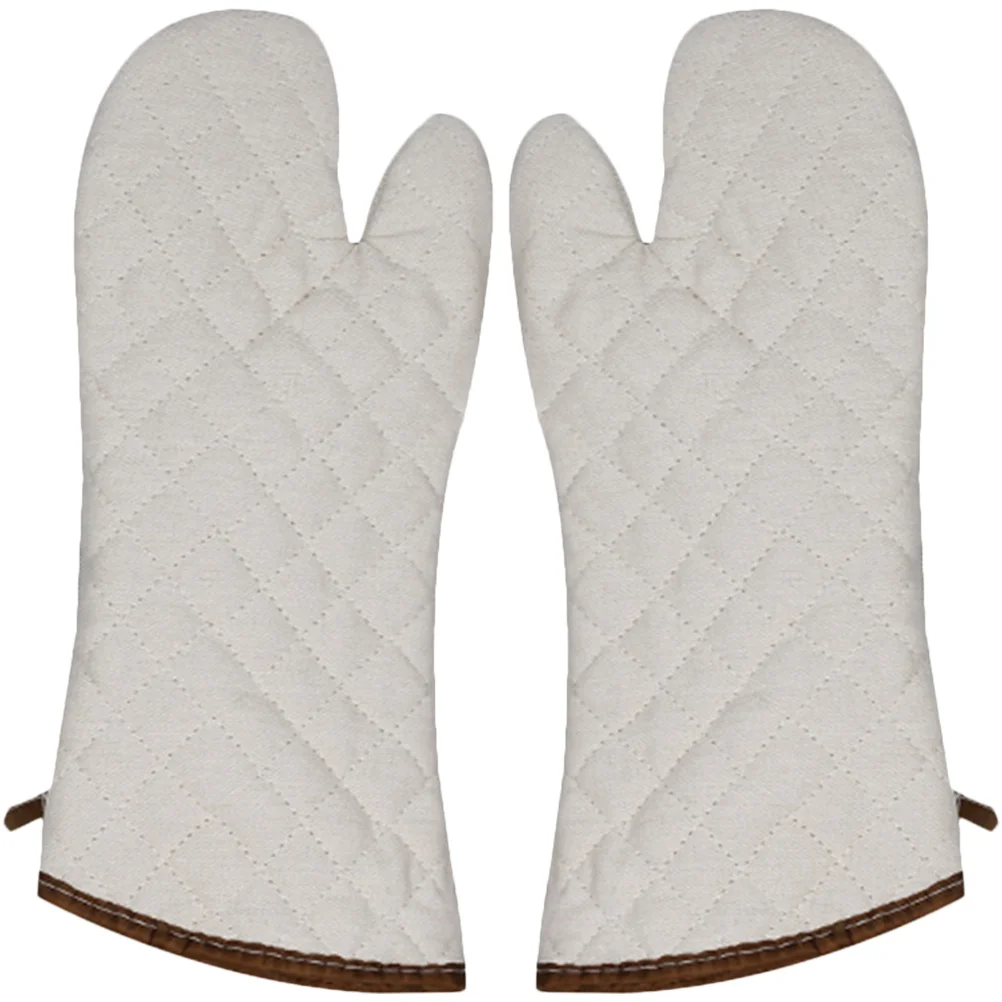 

Gloves Kitchen Oven Mitts Mittens Heat Hand Protection Cooking Resistant Bakery Baking Thickened Resistance