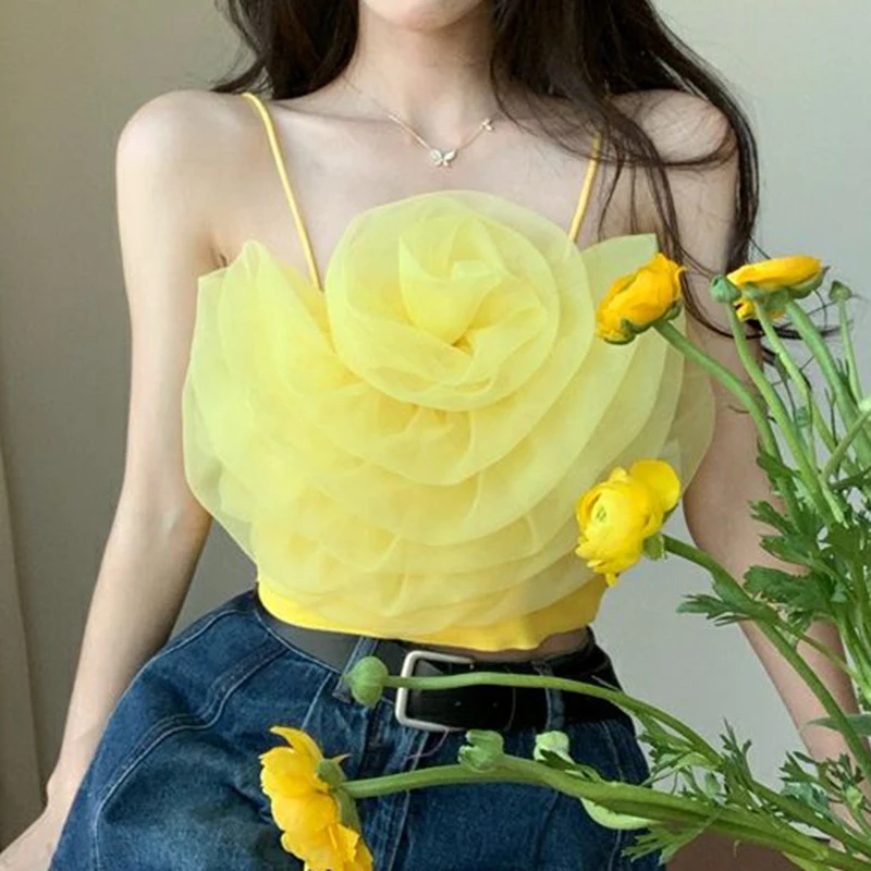 Сексуальный, тонкий, раскрывающий грудь, с открытой спиной, однотонный топ, Простой Цветочный вырез, подвесной дизайн, Camisole cutefashion женская блузка