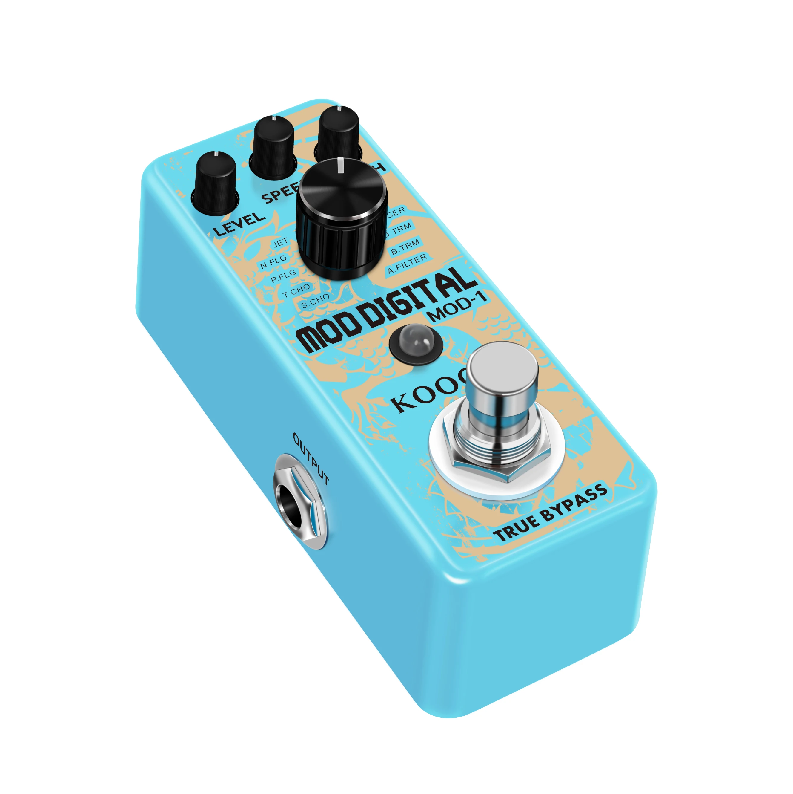Koogo Guitar Pedal Mod Station 11 Kinds Of Classic Modulation Effect Storage Of Timbre Sound Pedals True Bypass LEF-3808 enlarge