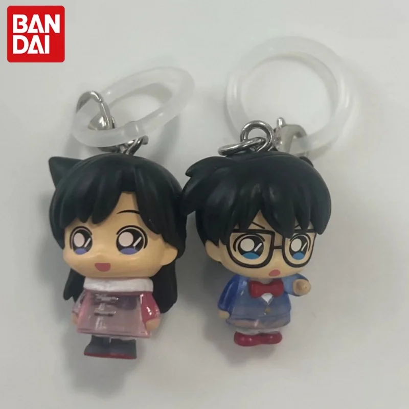 Фото Брелоки-подвески Bandai Detective Conan Gashapon: Кудо Шиничи, Мори Ран. Миниатюрные коллекционные подвески для сумок, подарок. №4