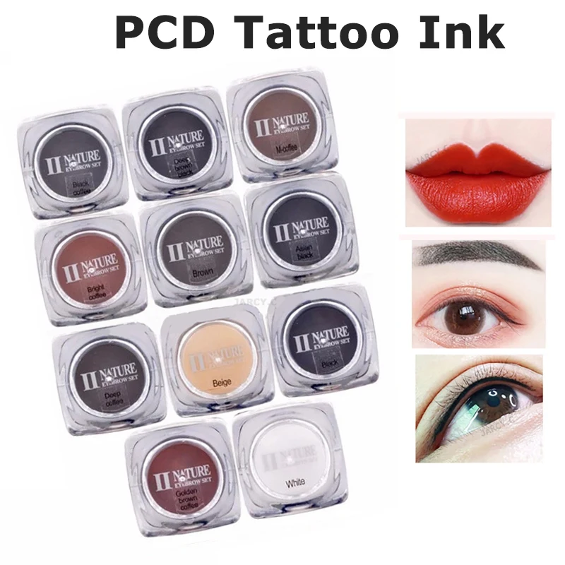 

Tattoo Ink MakeUp Sets Microblading Pigments Nano Beauty Pigment Milkly Colors for Semi Permanent Tint Art Eyebrow Eyeliner Lips