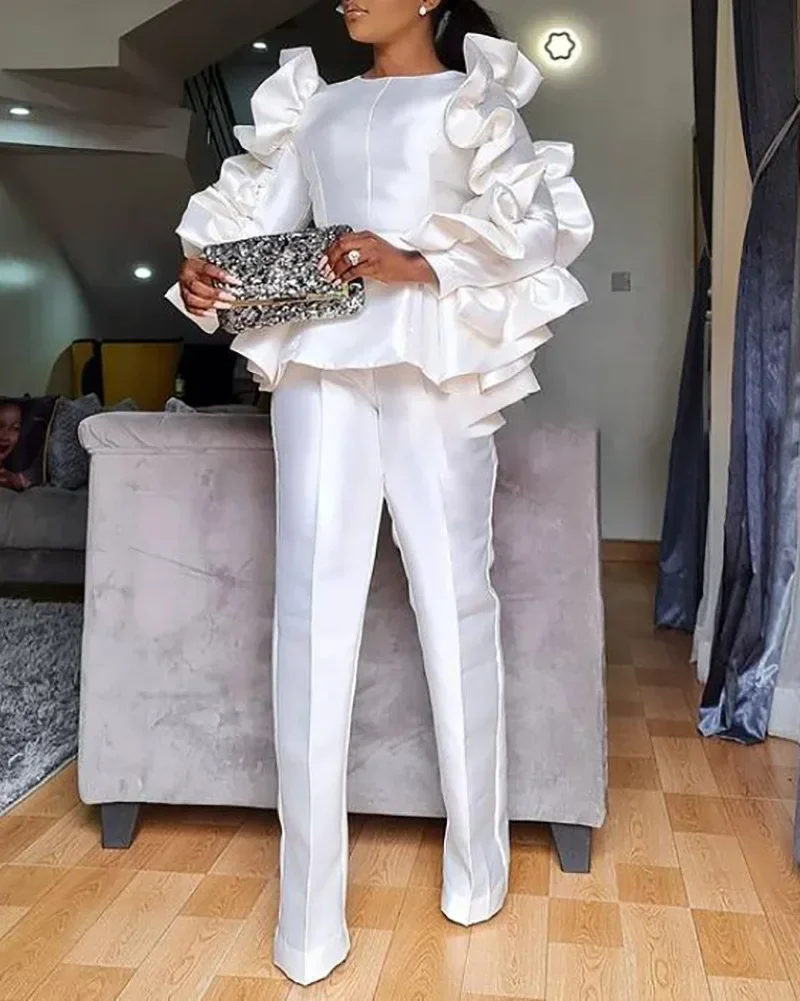 Африканские наряды больших размеров Женская африканская одежда комплект из 2