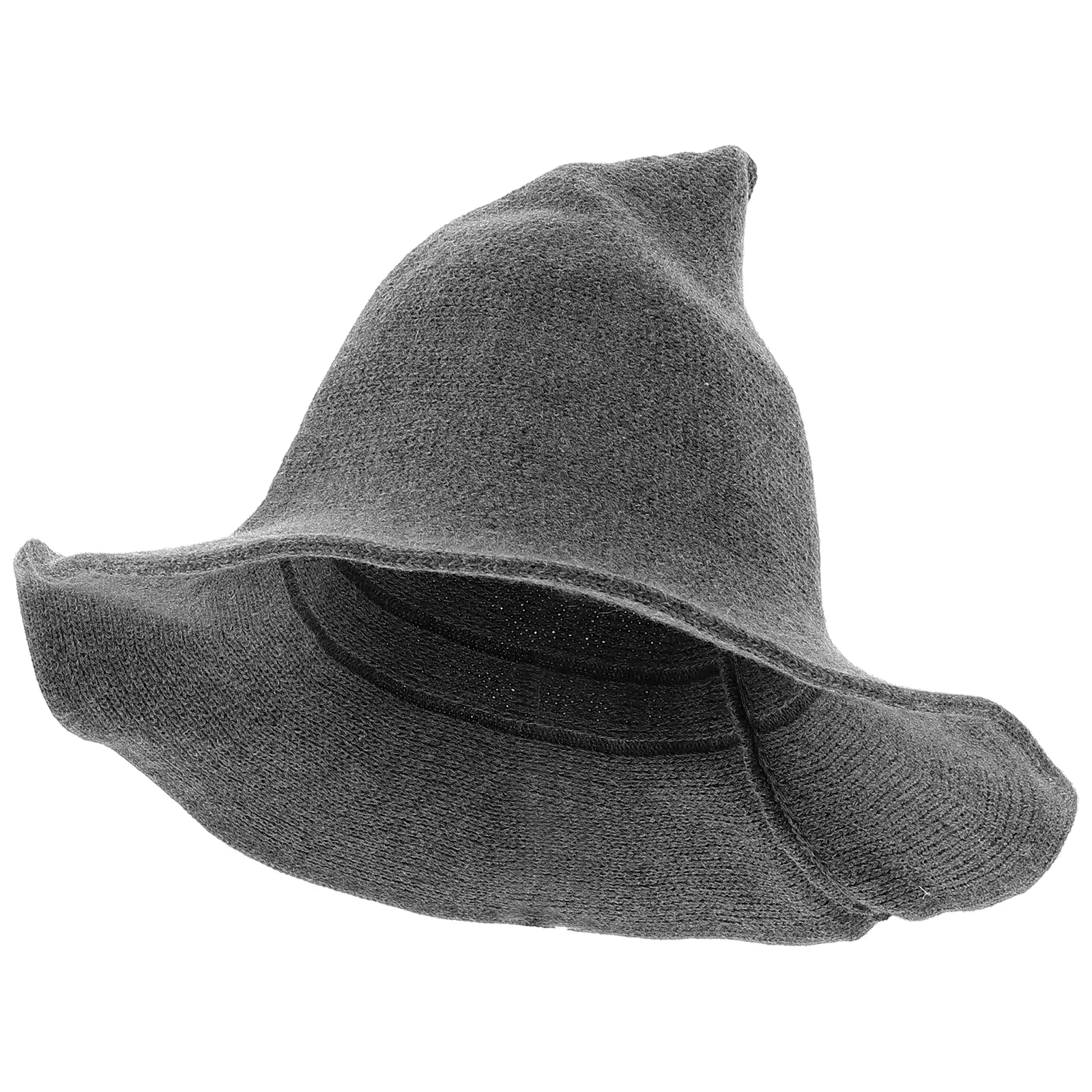 

Folding Hat Witch Bucket Child Adult Halloween Costume Foldable Wizard Cotton Hats