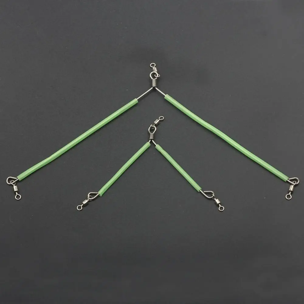 

5PCS T-shaped Fishing Balance Connector Trident Anti Entanglement Booms Fishing Tools Hollow Design Durable Boat Fishing