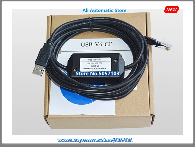 USB-V6-CP HAKKO V6V7V8 Кабель для программирования человеком-машин загрузки белого света