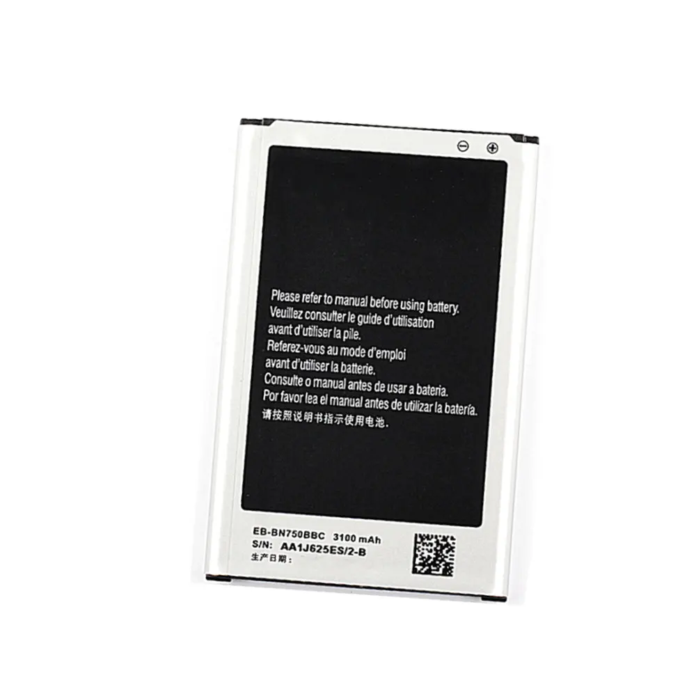 Высококачественная запасная аккумуляторная батарея для Samsung Galaxy Note 3 mini Neo N750 N7505