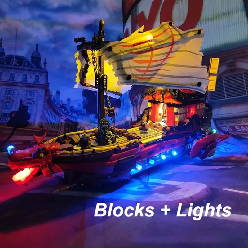 71705 совместимый конструктор Destiny Bounty Ship корабль-дракон монастырь игрушки для