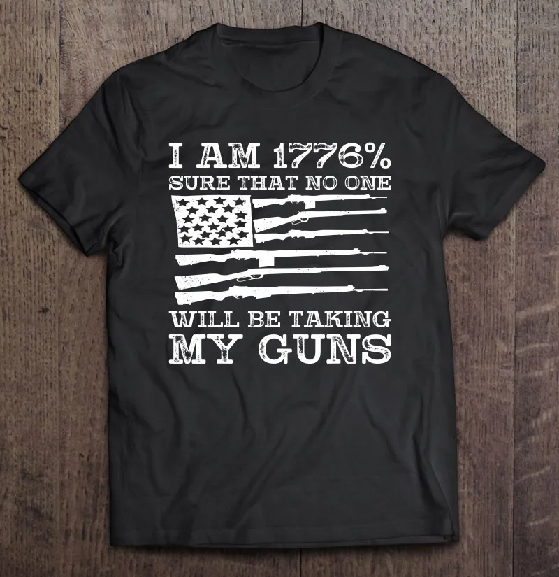 

Я на 1776 уверен, что никто не покупает мой пистолет, флаг США, футболка оверсайз, футболки, топы, одежда, рубашка, Мужская футболка, блузка