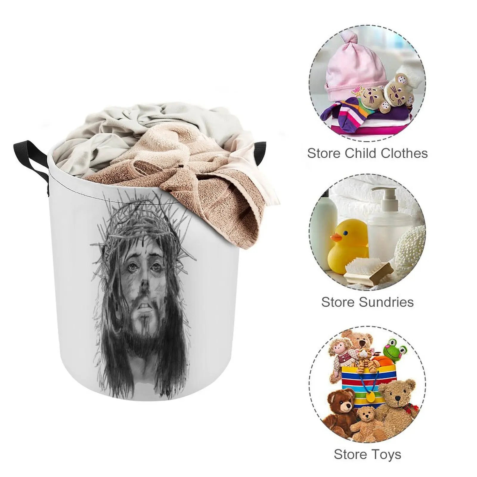 Свитшот с круглым вырезом и карманом унисекс