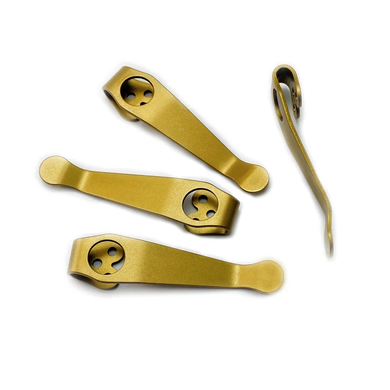Фото 8-цветный титановый карманный зажим для ножа с ЧПУ для Spyderco Paramilitary2 C81 Para3 C223 G10 Police Delica Endura Yojimbo №2