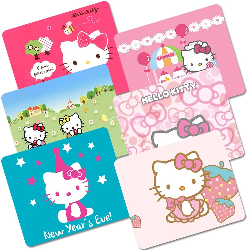 

Hello Kitty Mouse Pad Thickened Stain-Resistant Girl Heart Portable Notebook Mouse Mat