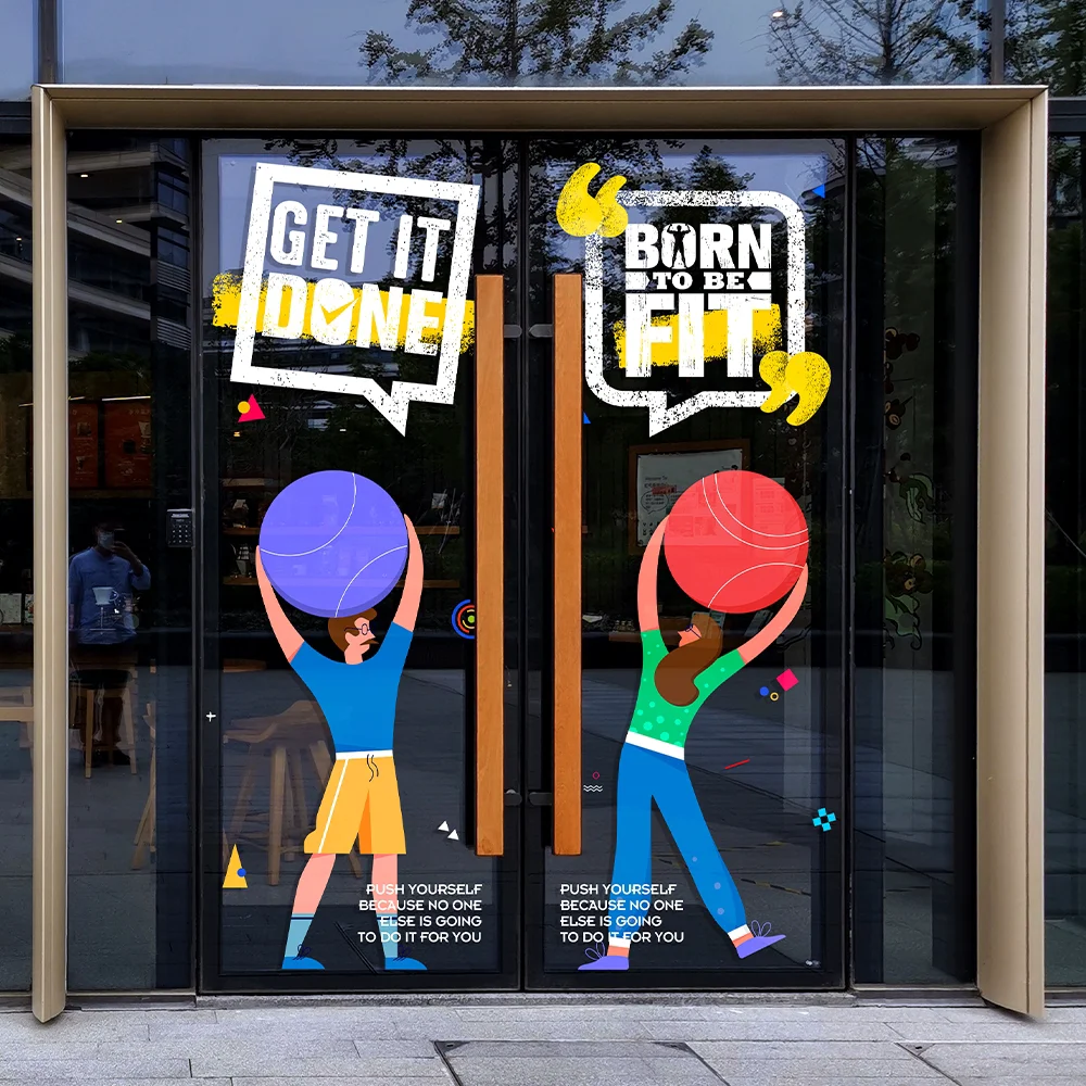 QiAds изготовленные на заказ вдохновляющие наклейки для оформления текста в