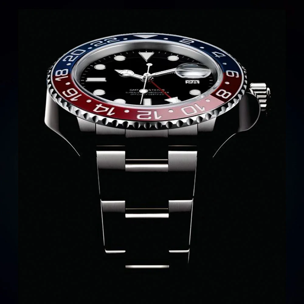 UEWNFD NOOB VSF Роскошные Мужские автоматические механические часы GMT Master II 2 Oystersteel 904L 1:1