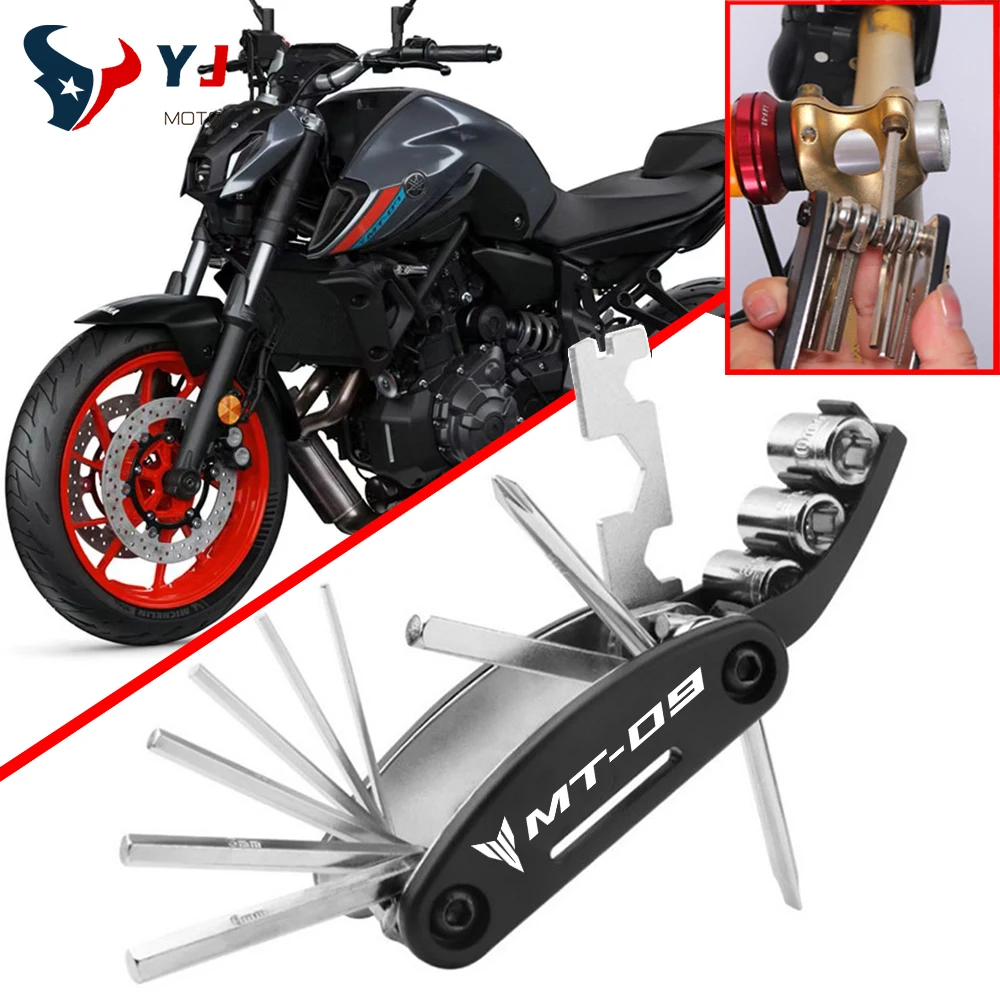 Фото Для YAMAHA MT-03 MT-07 MT-09 MT-10 MT-15 MT-25 MT-125 MT 03 07 09 15 25 125 Аксессуары для мотоциклов Набор инструментов для ремонта отверток №1