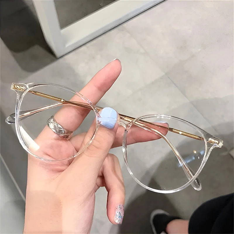 

Women's Computer Blocking Glasses Anti Blue Light Men's Popular Styles Cool Color Frames Near Sight Glasses 0 To -4.0