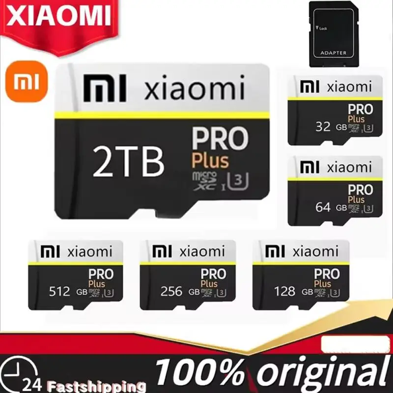 ia Karta Xiaomi mijia Micro TF SD 1TB 2TB Oryginalna karta pamięci 64GB 128GB Szybka pamięć flash SDCard 512GB z rozszerzoną pamięcią dla