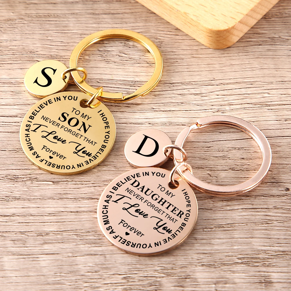 

Custom The Gifts for Children, Keyhcain To My Son And Daughter, Back School Gift for Child, Birthday Gift for Son And Daughter