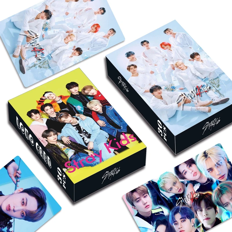 

30 шт./компл. Kpop Idol STRAY KIDS новый альбом коллекции открыток фотооткрыток HD печати ЛОМО открытки для поклонников коллекция подарочных открыток