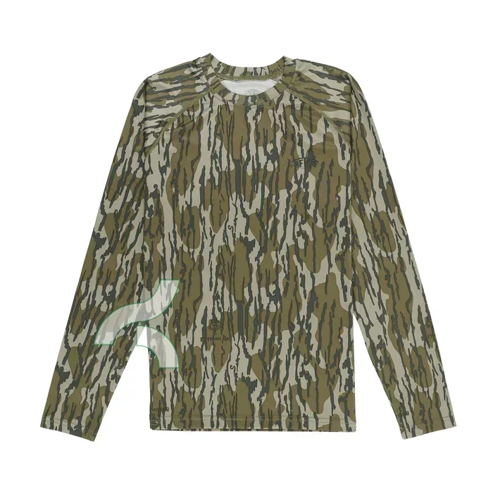 Флисовая рыболовная рубашка с капюшоном AFTCO камуфляжная одежда летняя уличная