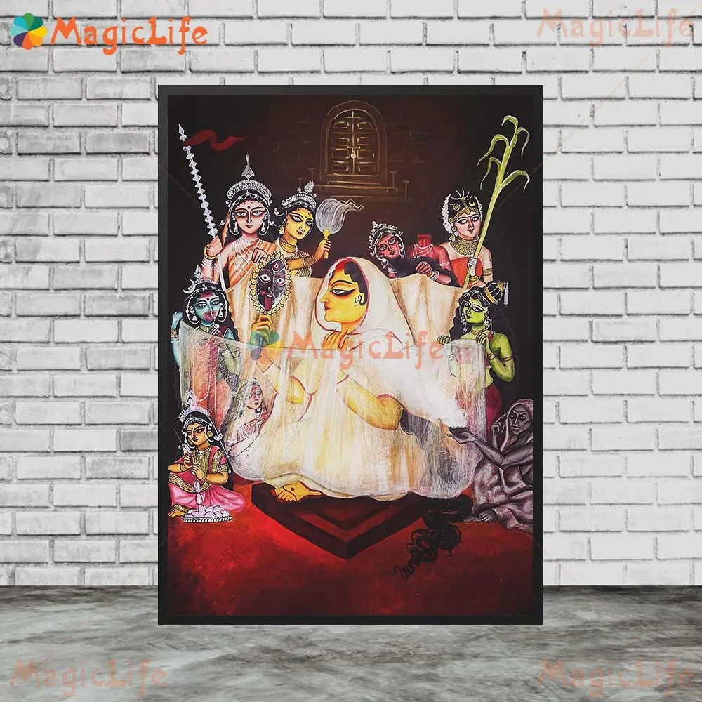 

Настенное панно "Богини индуизма"