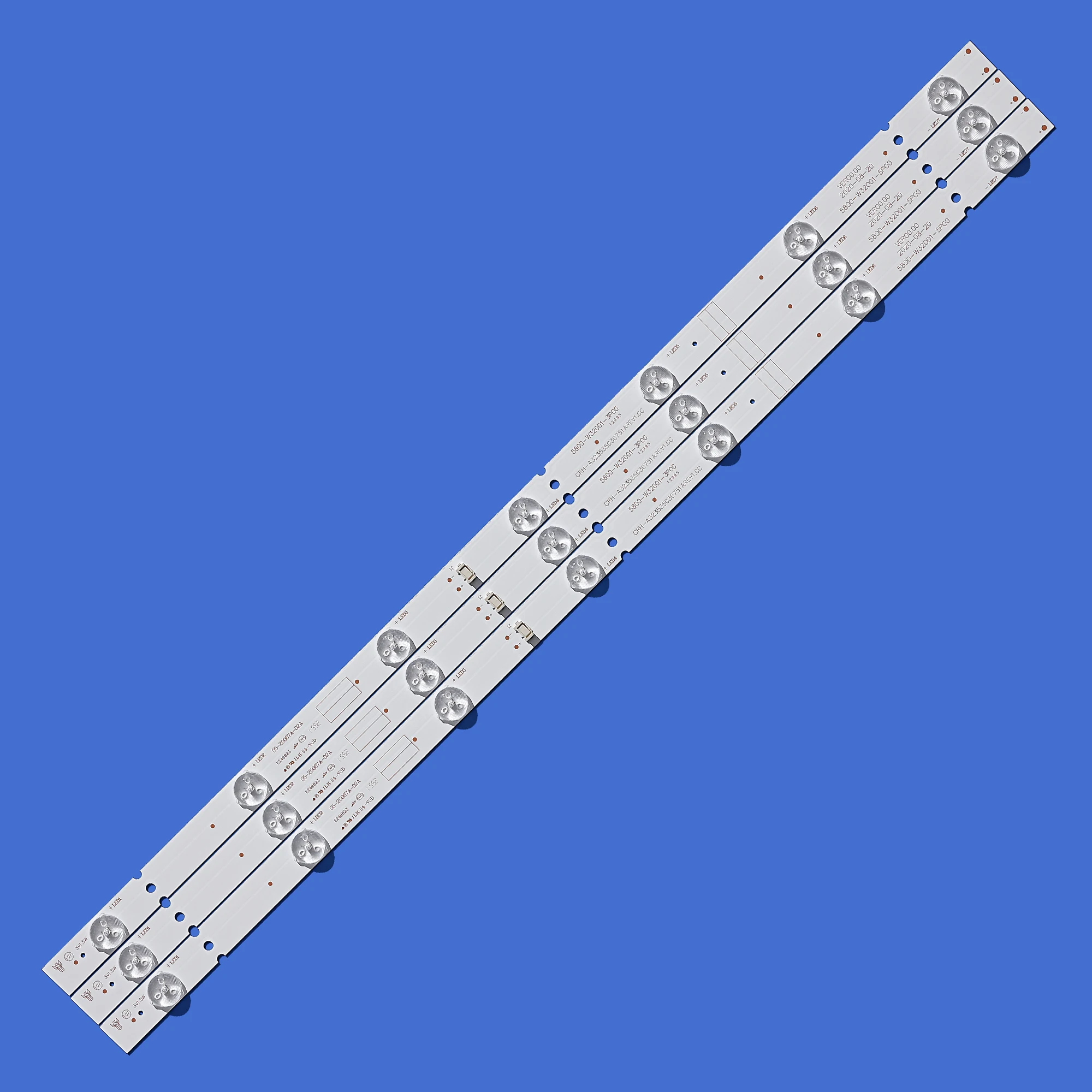 

Комплект из 3 предметов 7 светодиодный 607 мм светодиодный подсветка полосы для SKYWORTH 32E360E 32E3000 5800-W32001-3P00 05-20024A-04A для LC320DXJ-SFA2 32HX4003