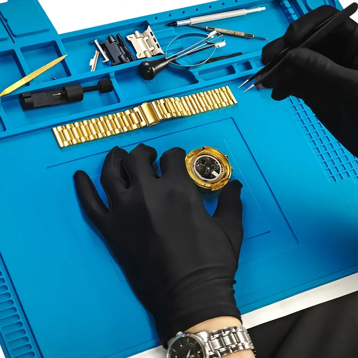 1 шт. антистатический теплоизоляционный силиконовый коврик для пайки ремонтный