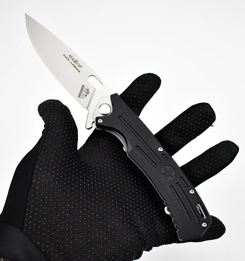 Складной нож HOKC G10 охотничий с ручкой для выживания в полевых условиях дорожный