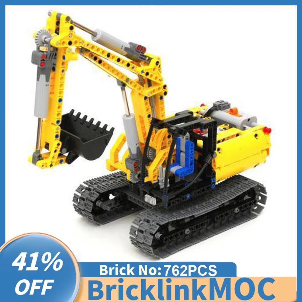 Городской инженерный экскаватор гусеничной модели DIY 764 шт