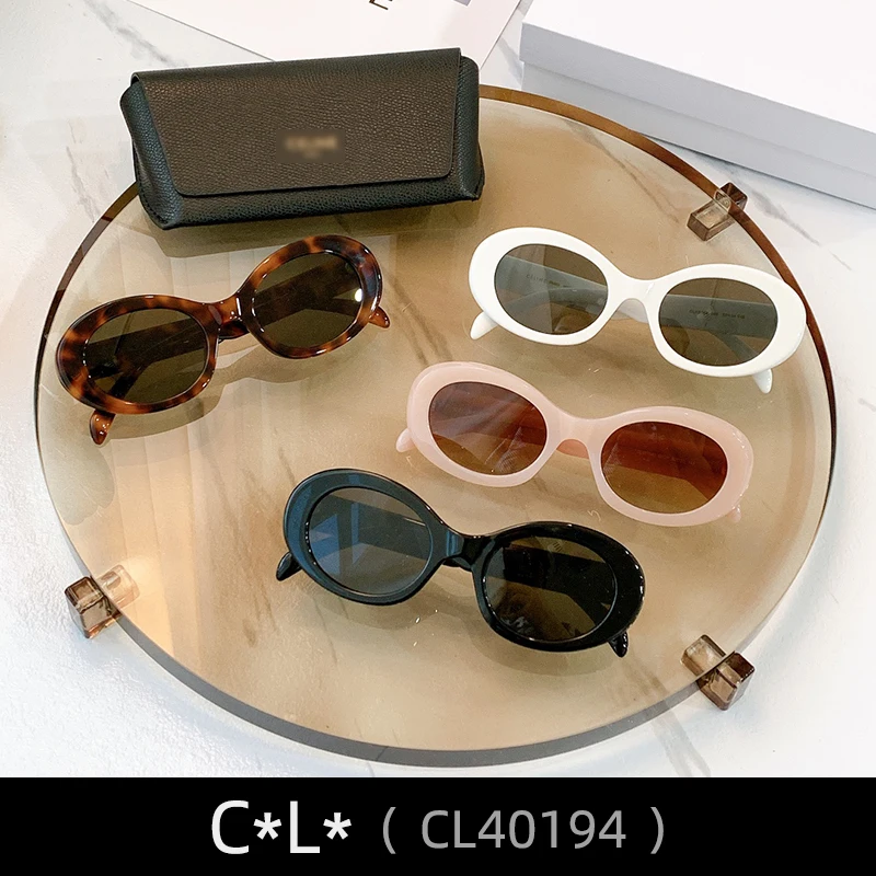 

New Fashion Sunglasses For Women Mens Black Eyewear Cat eye MGlasses Spy Fashion Oversized Luxury Designer Brand Jennie CL40194