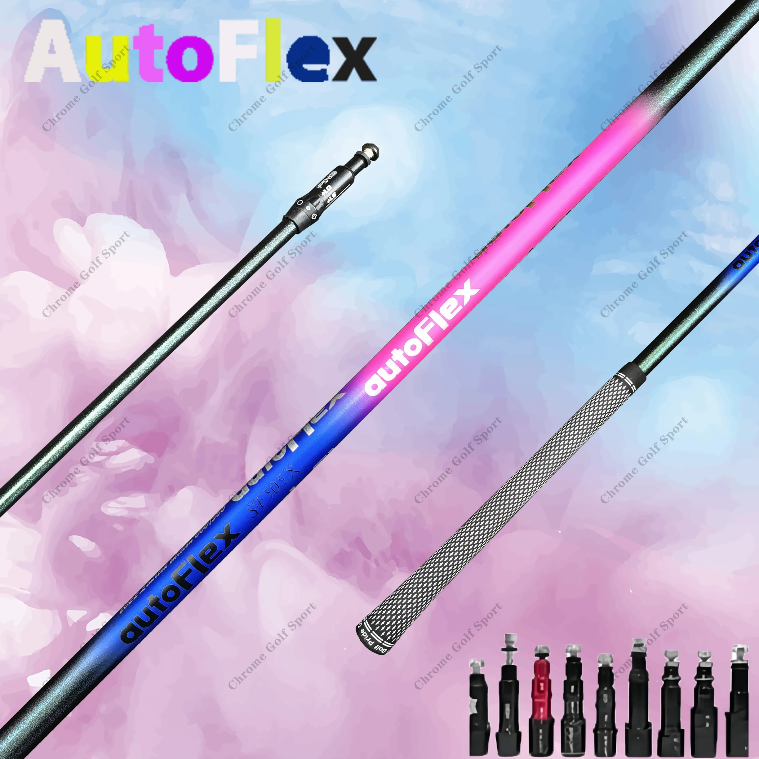 Driver Club Shafts Autoflex Pink Blue Golf Shafts Sf505xx/sf505/sf505x Flex Graphite Shaft Free Assembly Sleeve And Grip
