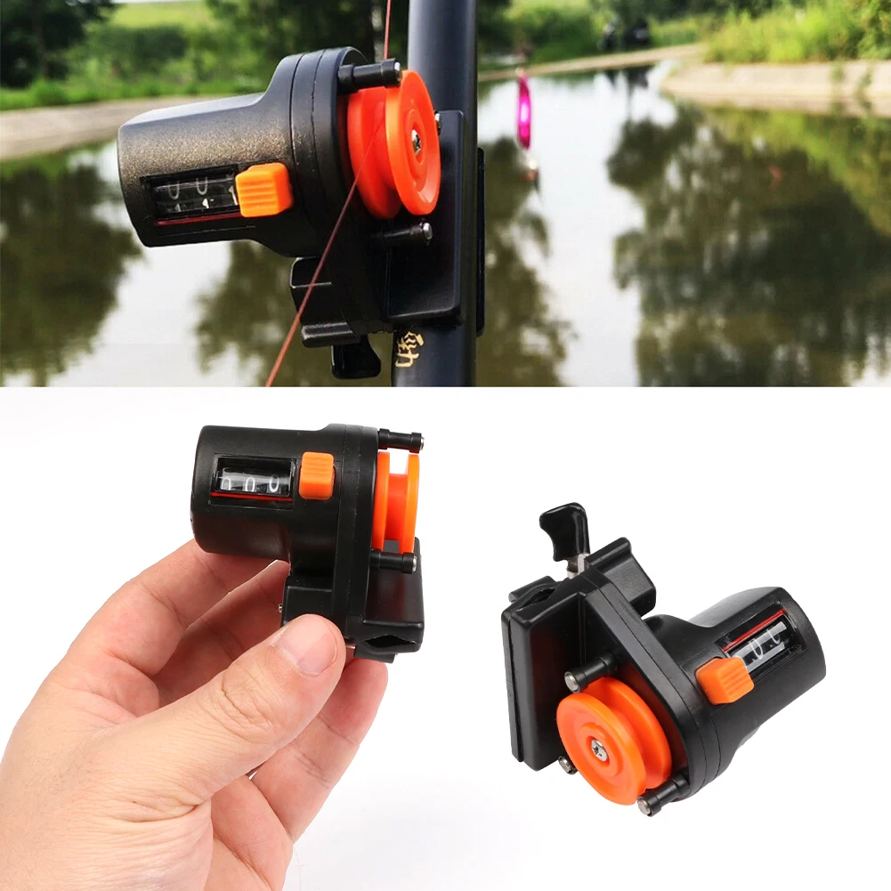 

Portable Fishing Line Counter 0-999M Fish Finder Fishing Line Length Counter Digital Depth Gauge Counter Range Finder Fish Tool