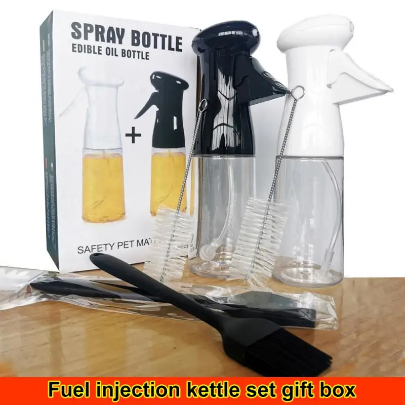 

Kitchen Push Type Spray Olive Oil Sprayer Bottle Pump Oil Pot Leak-proof Grill BBQ Sprayer Oil Dispenser BBQ Gravy Boats Tools