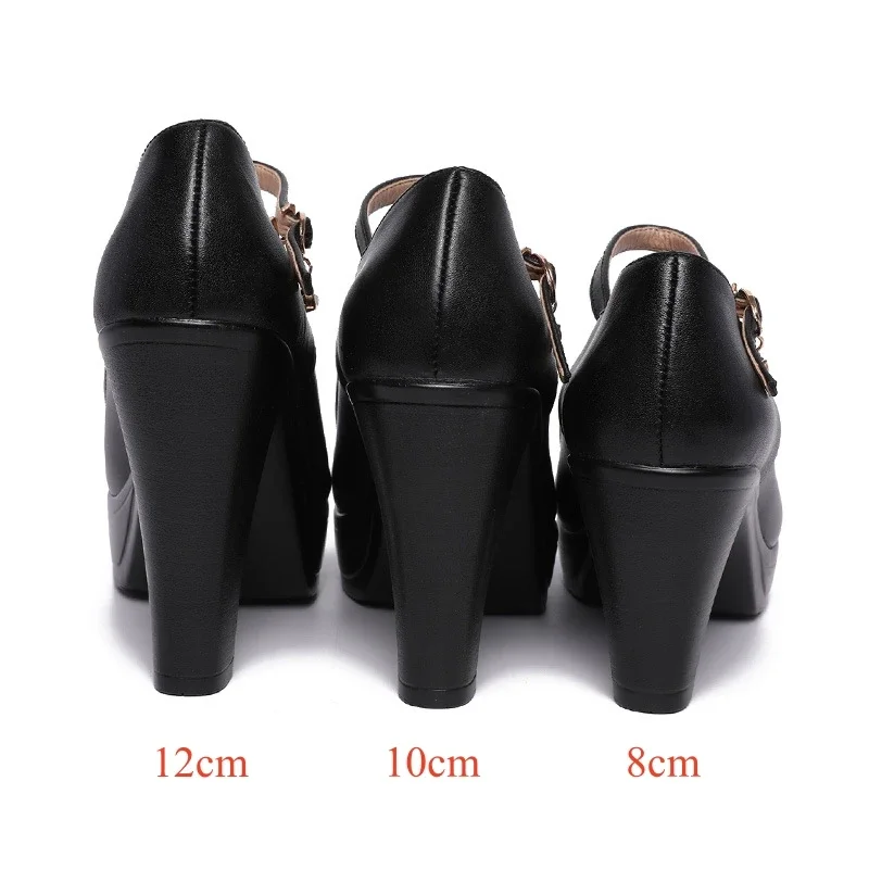 8 10 12 см маленький размер 32–43 туфли-лодочки на платформе с толстой подошвой