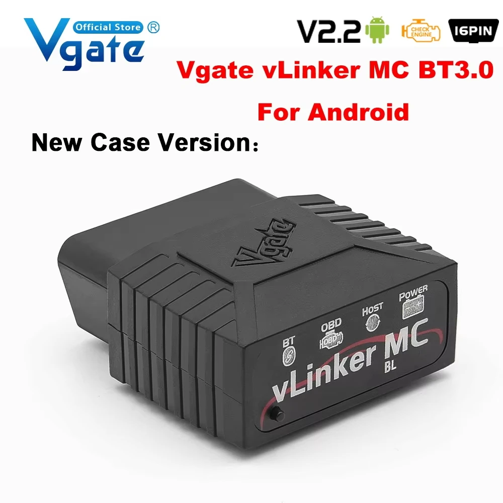 

Автомобильный диагностический сканер Vgate vLinker MC + ELM 327 V2.2, Bluetooth, OBD2, Wi-Fi, ELM327 OBD 2 obd2
